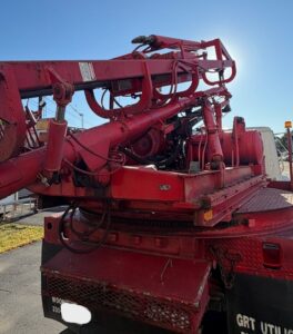 #6 Used Sterling Self Contained Post Driver on 2001 International 4900 Cab & Chassis