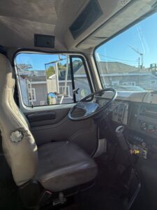 #6 Used Sterling Self Contained Post Driver on 2001 International 4900 Cab & Chassis